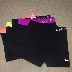 5 Pairs of Nike Pro Spandex